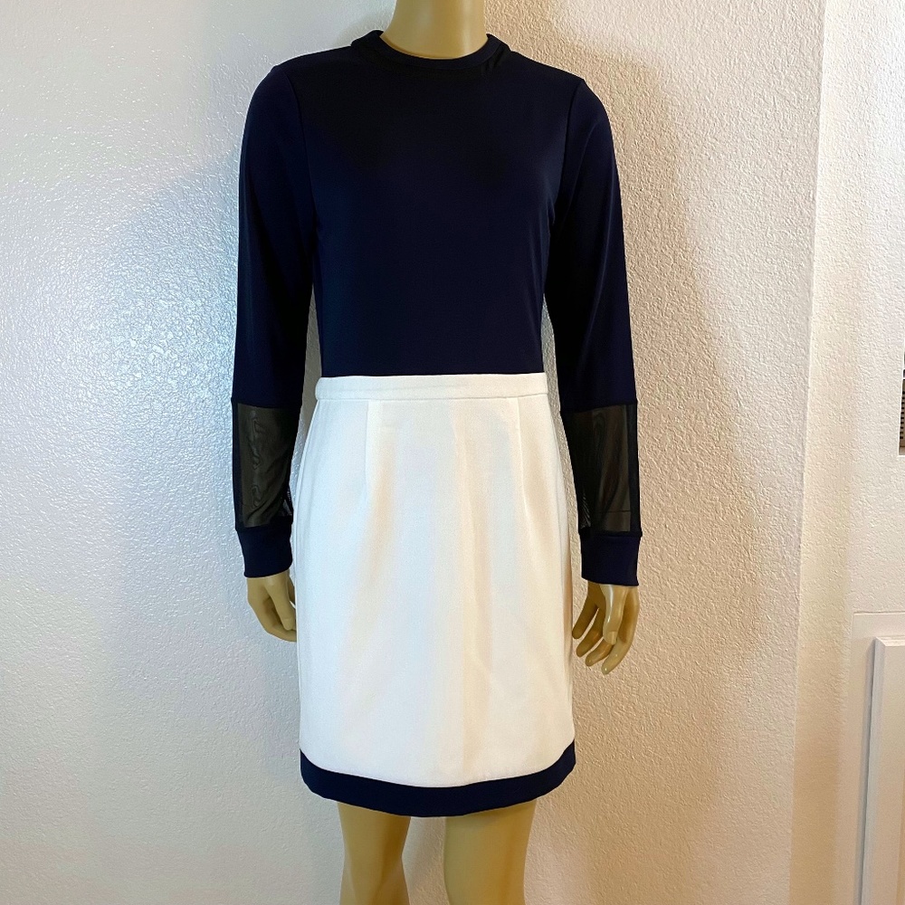 Cynthia Staffe Dress White and Black NWT Size Medium-0148